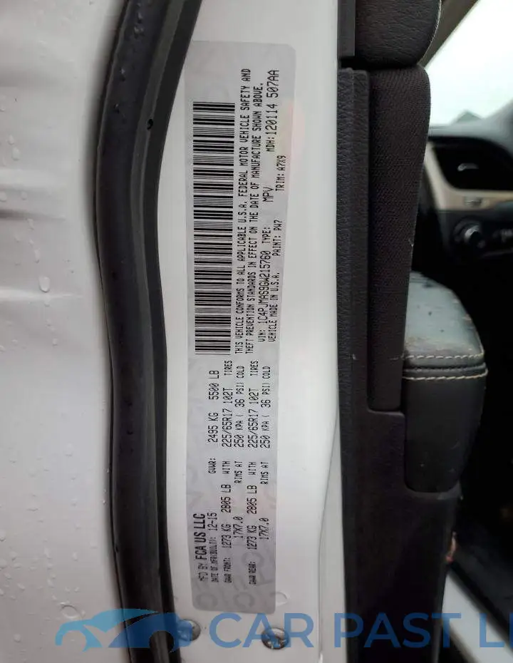 1C4PJMAS9GW215760# 12