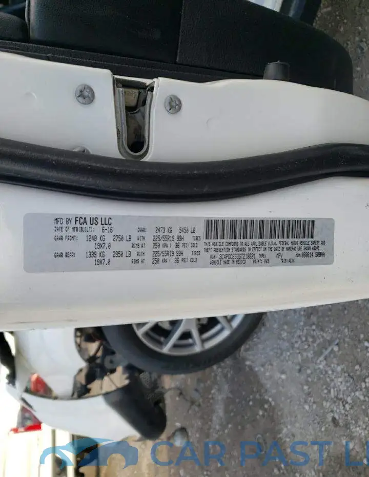 3C4PDCEG3GT218621# 13