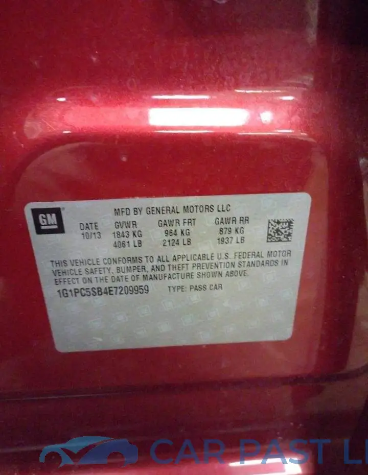 1G1PC5SB4E7209959# 12
