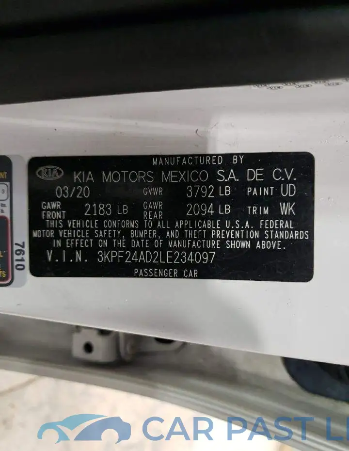 3KPF24AD2LE234097# 13