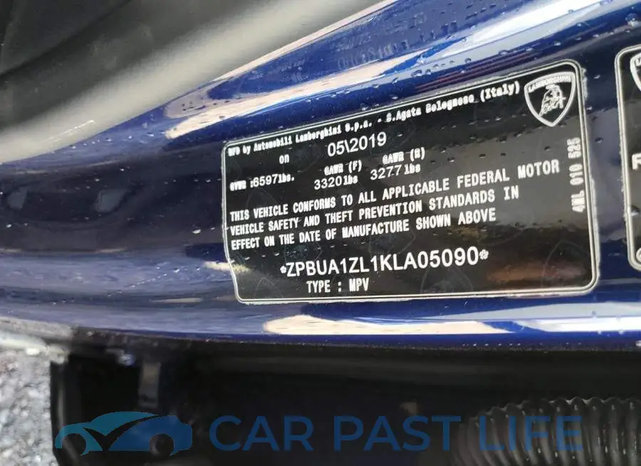ZPBUA1ZL1KLA05090# 10