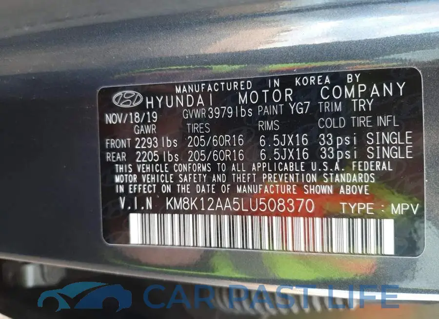 KM8K12AA5LU508370# 13