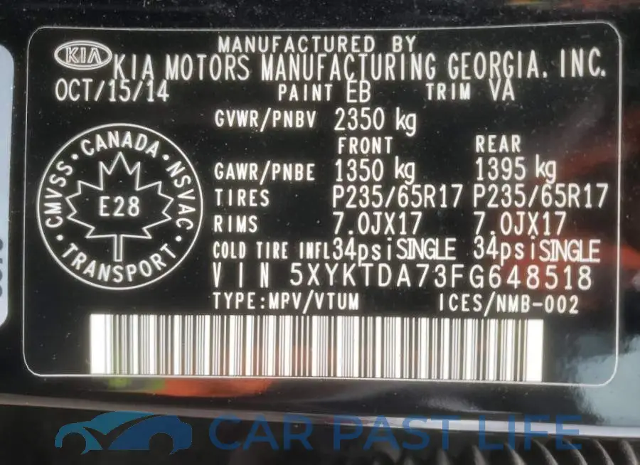 5XYKTDA73FG648518# 14