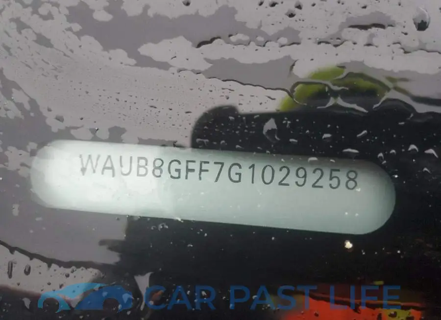 WAUB8GFF7G1029258# 12