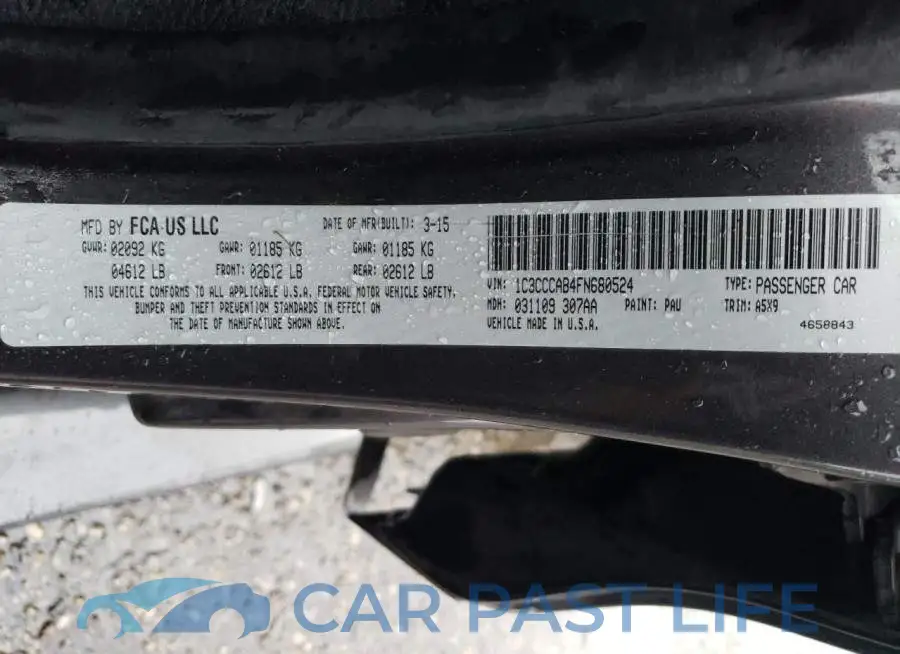 1C3CCCAB4FN680524# 12