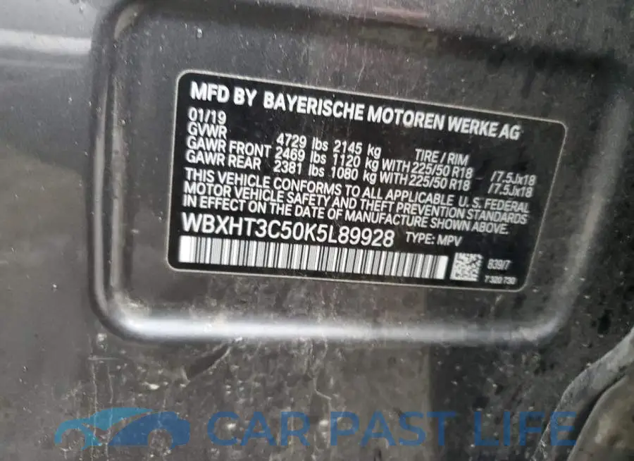 WBXHT3C50K5L89928# 13