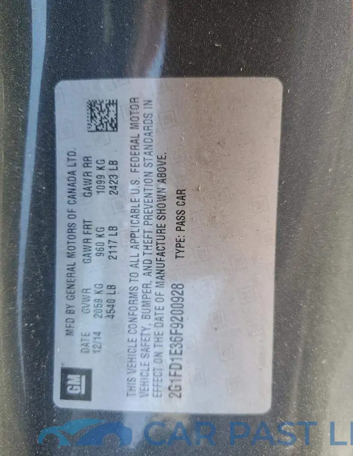 2G1FD1E36F9200928# 13