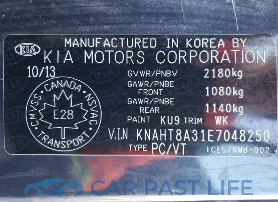 KNAHT8A31E7048250# 12