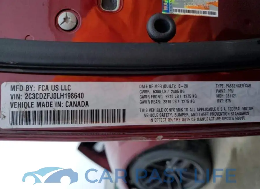 2C3CDZFJ0LH198640# 13