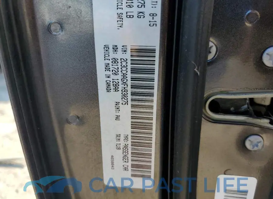 2C3CCAAGXFH930275# 10