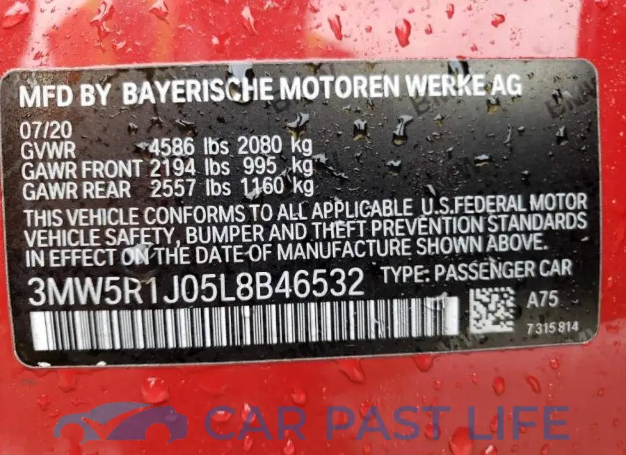 3MW5R1J05L8B46532# 13
