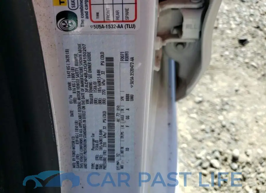 3FADP4BJ3GM150207# 12