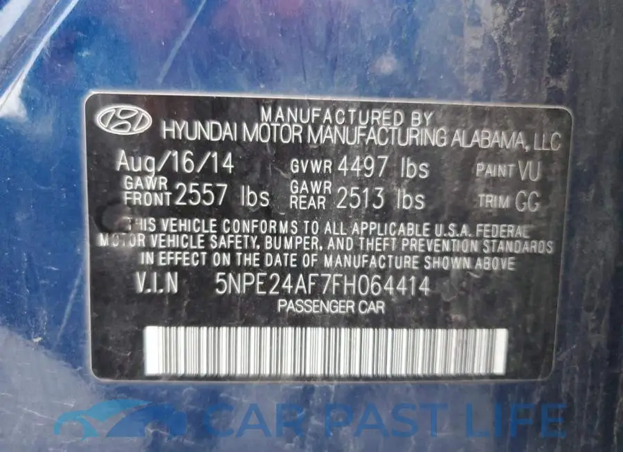 5NPE24AF7FH064414# 13
