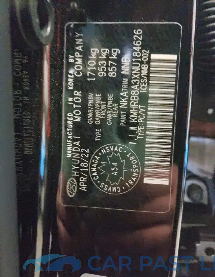 KMHRB8A3XNU184626# 14