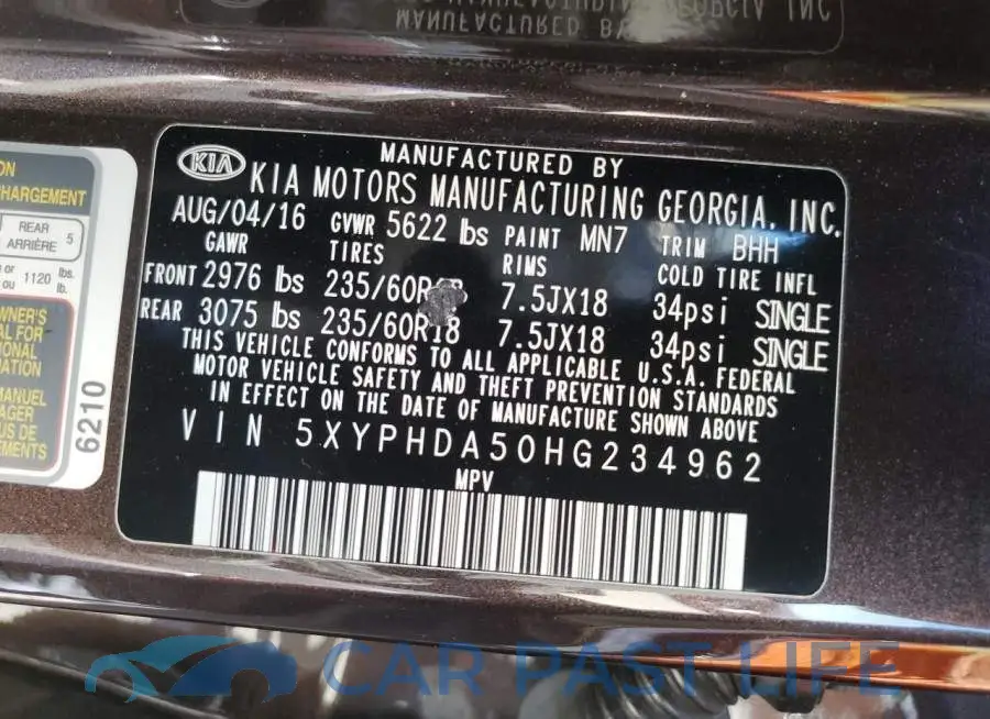 5XYPHDA50HG234962# 13