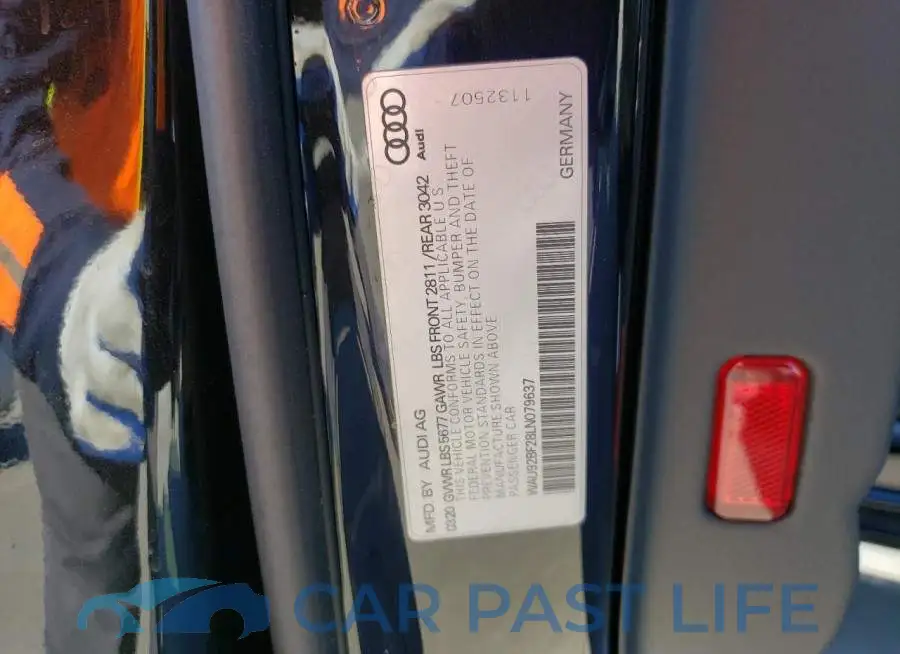 WAU92BF28LN079637# 13