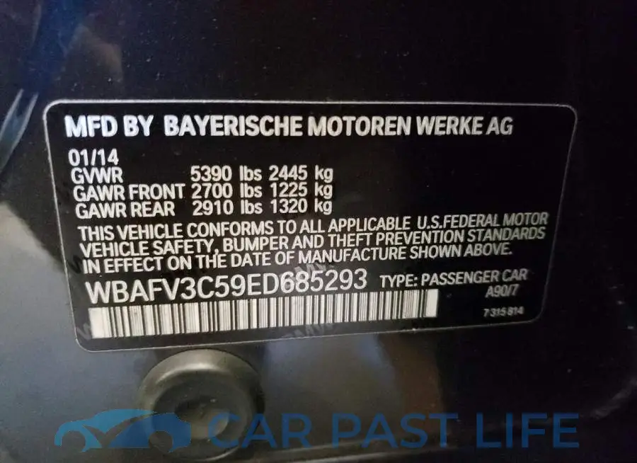 WBAFV3C59ED685293# 12