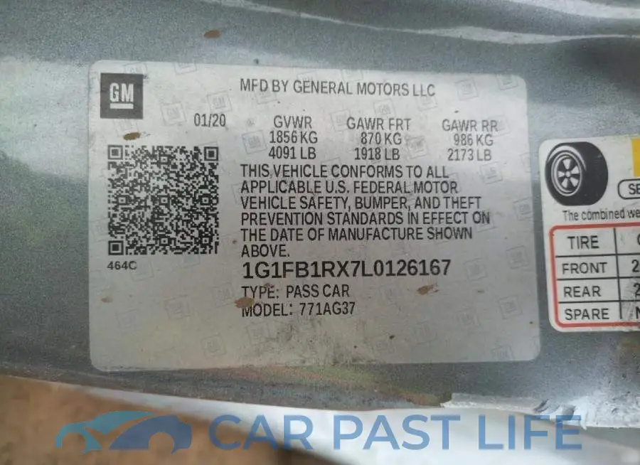 1G1FB1RX7L0126167# 12