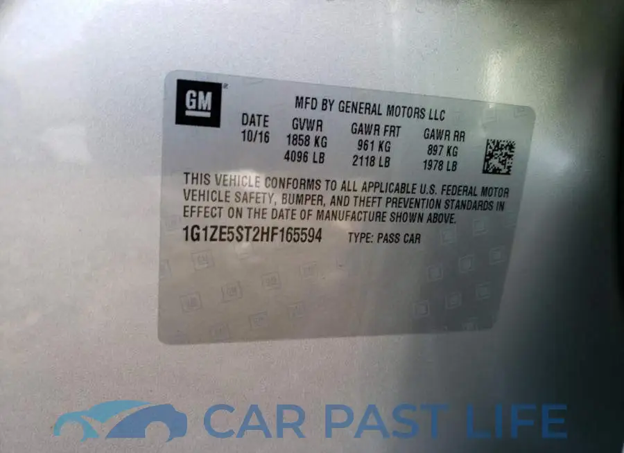 1G1ZE5ST2HF165594# 12