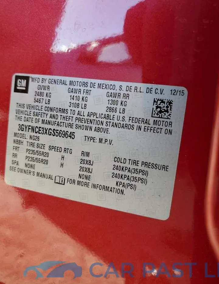3GYFNCE3XGS569645# 13