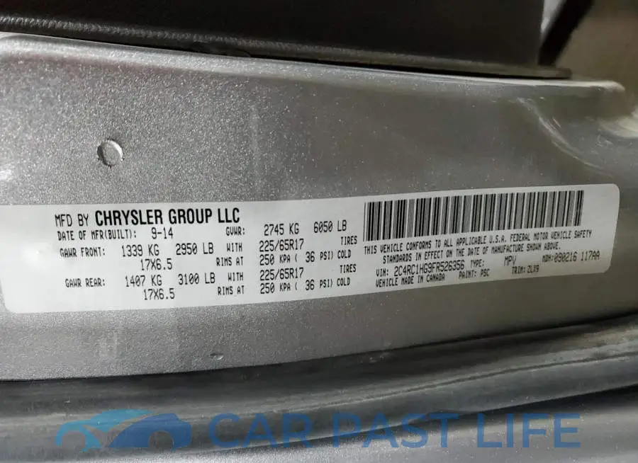 2C4RC1HG9FR526356# 14