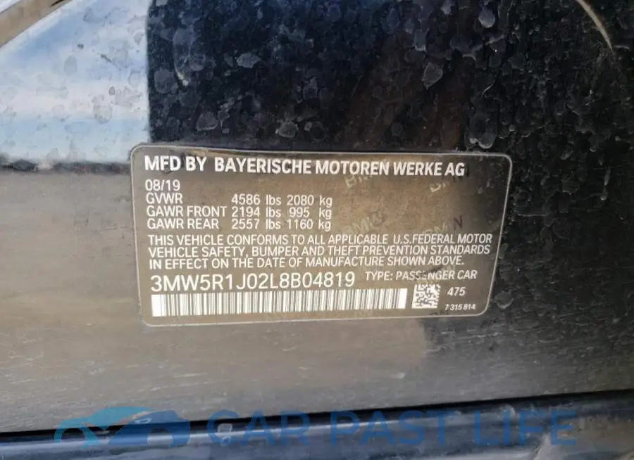 3MW5R1J02L8B04819# 12
