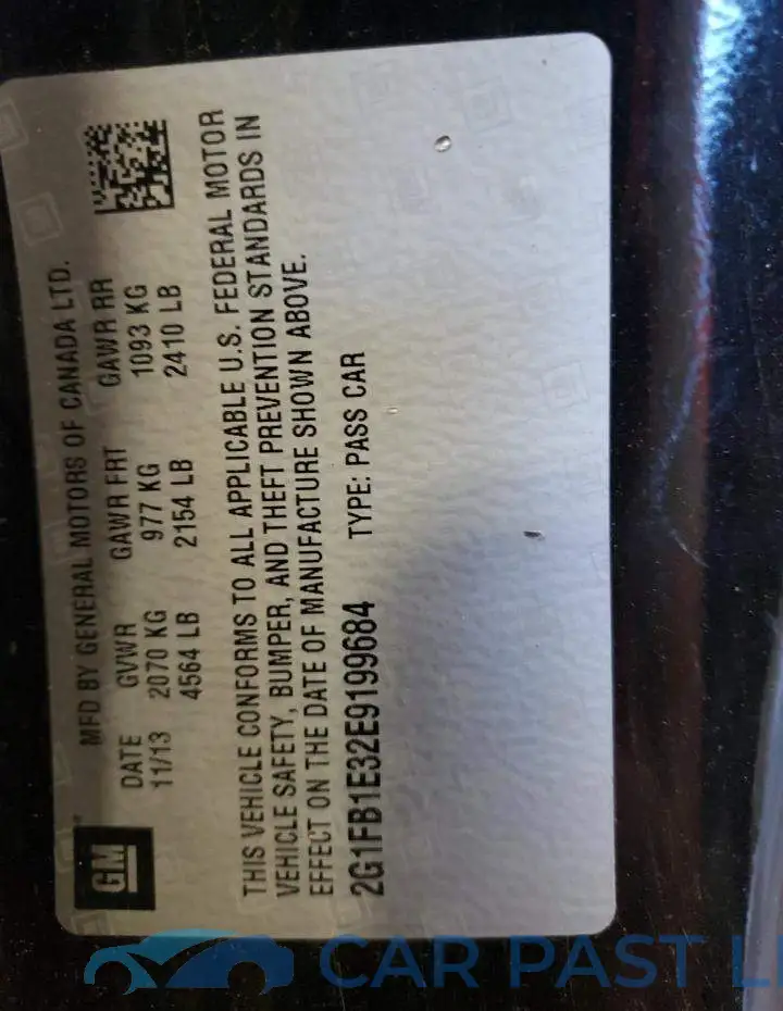 2G1FB1E32E9199684# 10