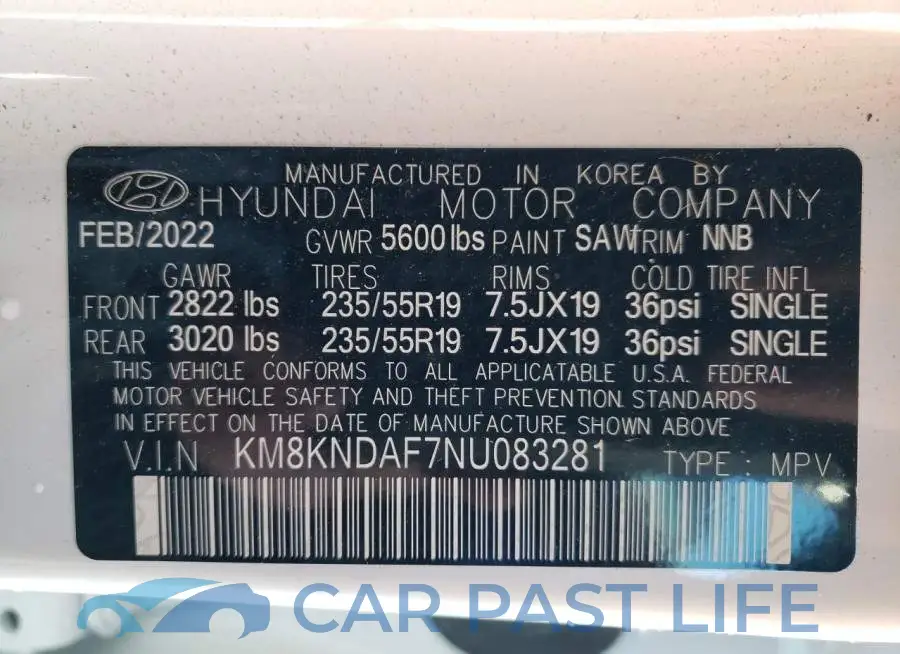 KM8KNDAF7NU083281# 13