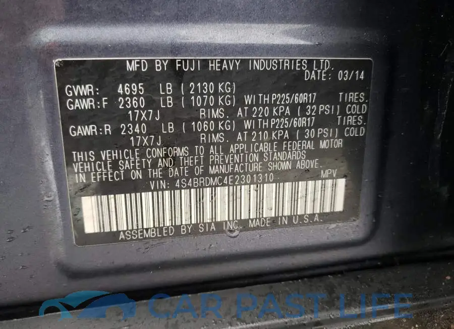 4S4BRDMC4E2301310# 13
