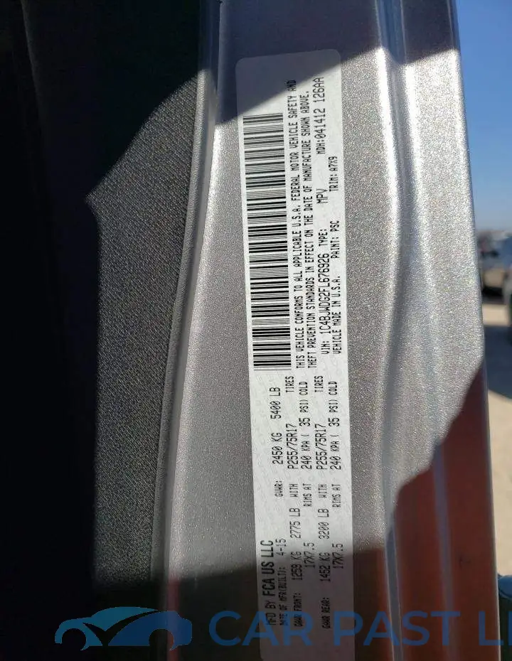1C4BJWDG2FL676926# 13