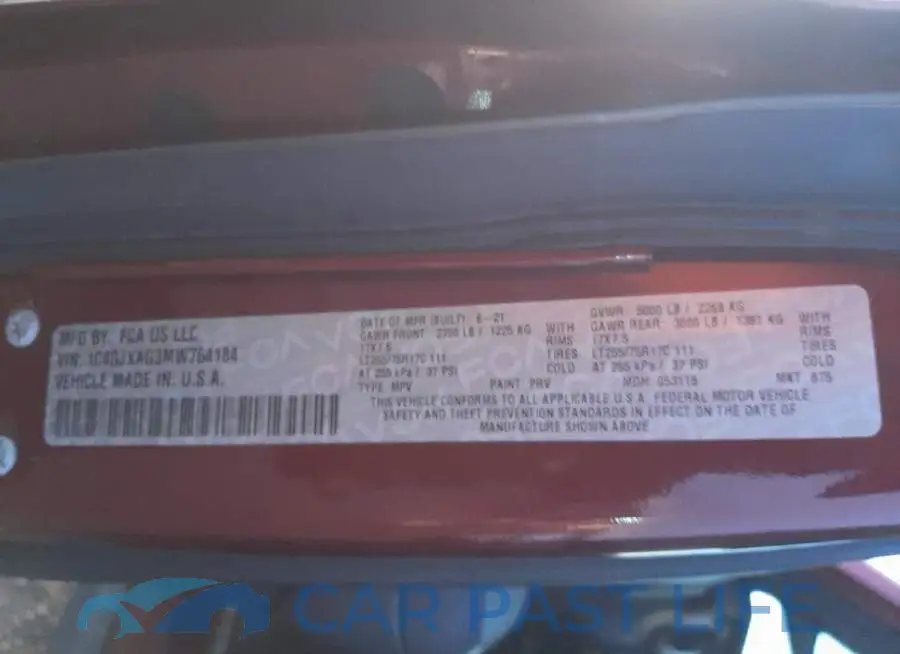 1C4GJXAG3MW764184# 10