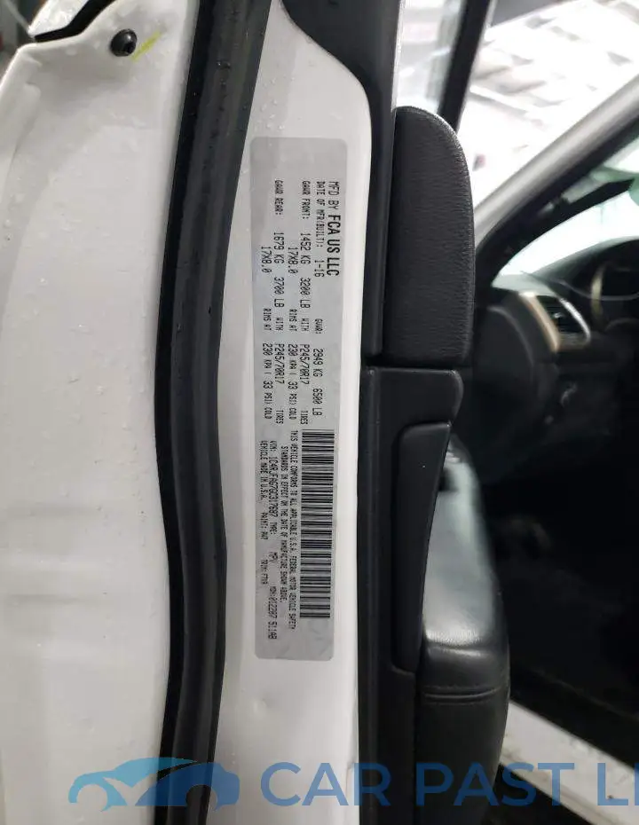 1C4RJFAG7GC317687# 12