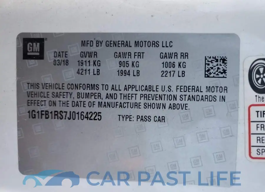 1G1FB1RS7J0164225# 12