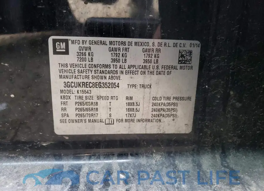 3GCUKREC8EG352054# 13
