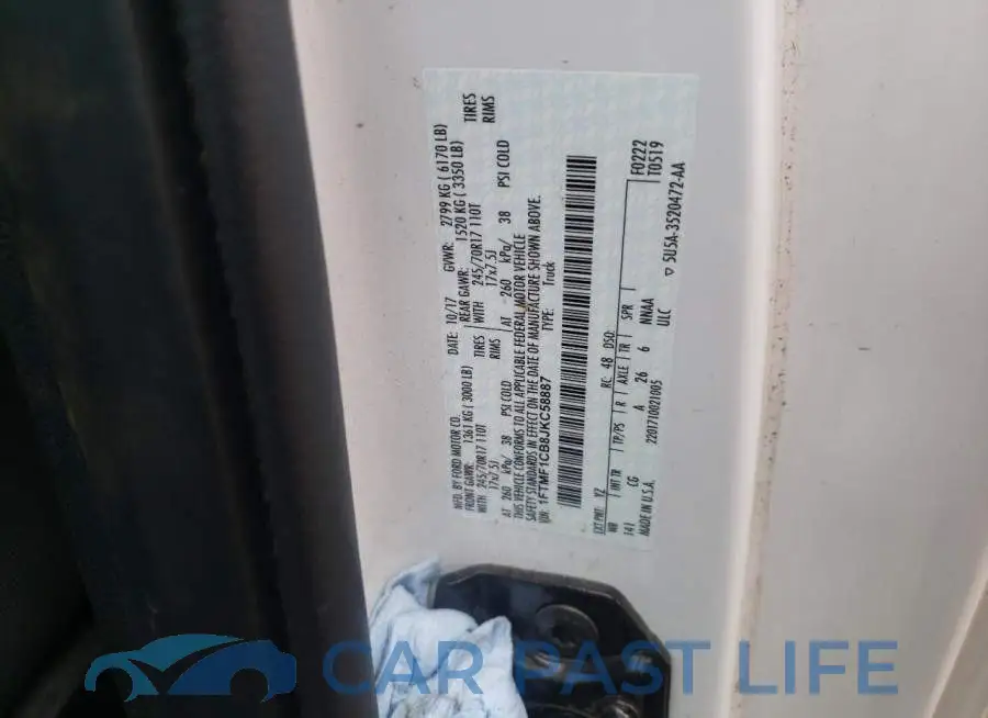 1FTMF1CB8JKC58887# 12