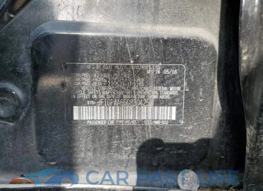 JF1GPAA65G8304252# 12