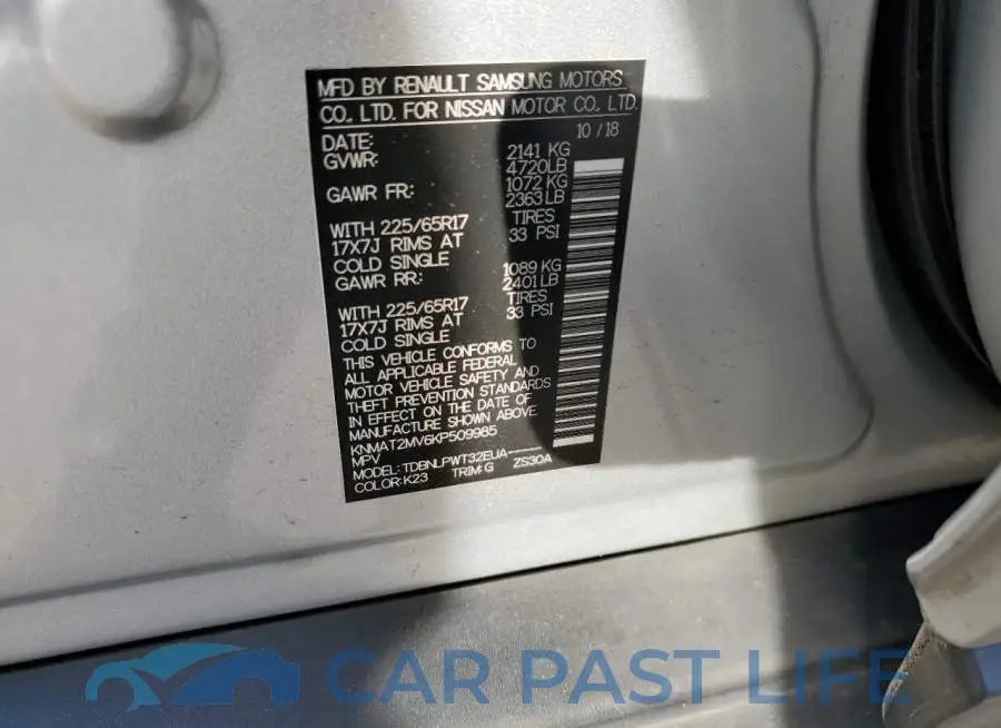 KNMAT2MV6KP509985# 13