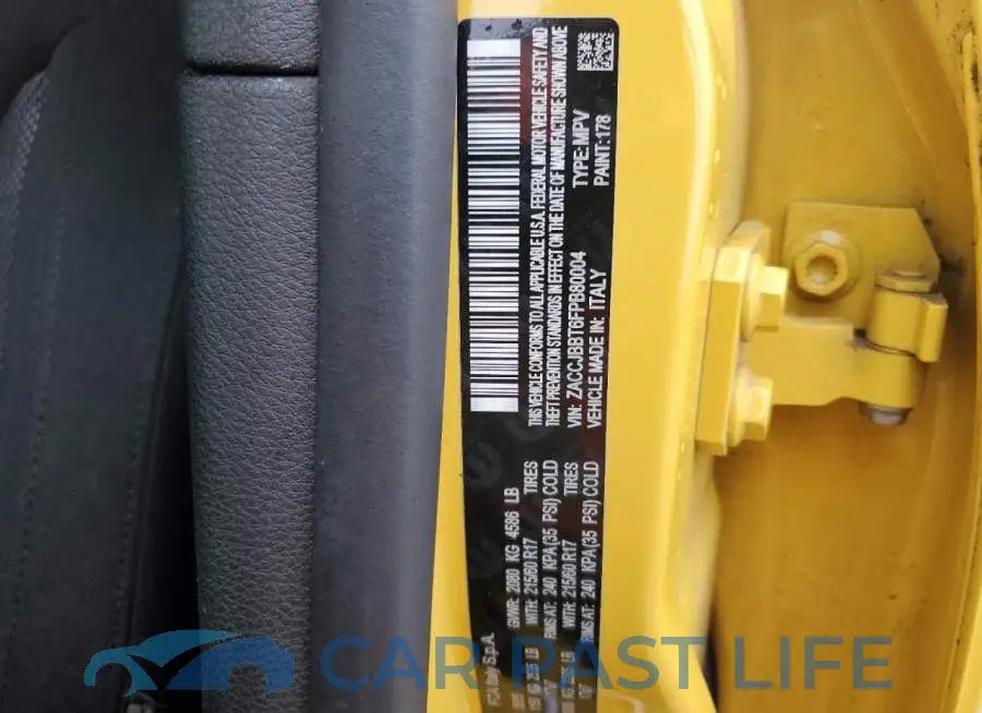 ZACCJBBT6FPB80004# 12