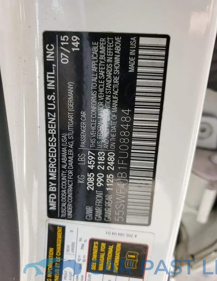 55SWF4JB1FU088484# 12