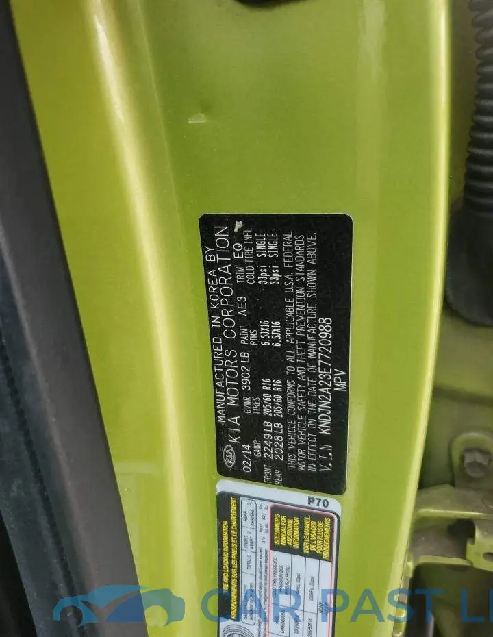KNDJN2A23E7720988# 13