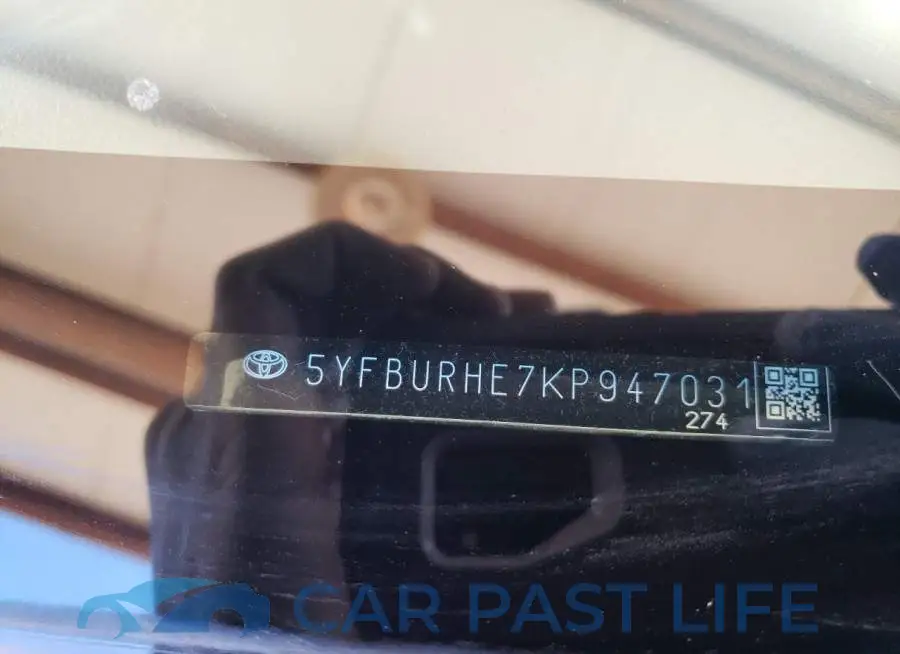 5YFBURHE7KP947031# 12