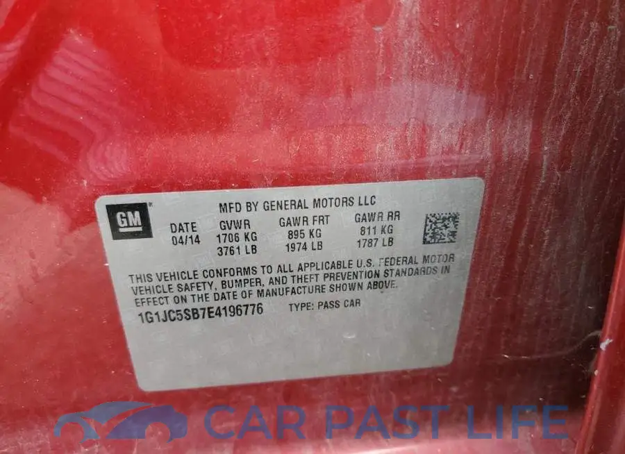 1G1JC5SB7E4196776# 10