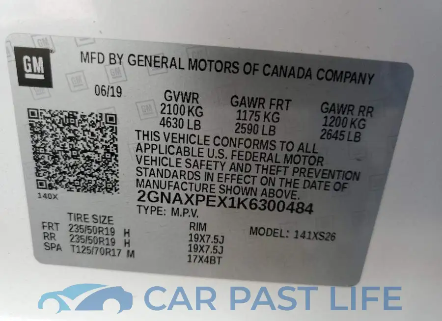 2GNAXPEX1K6300484# 13
