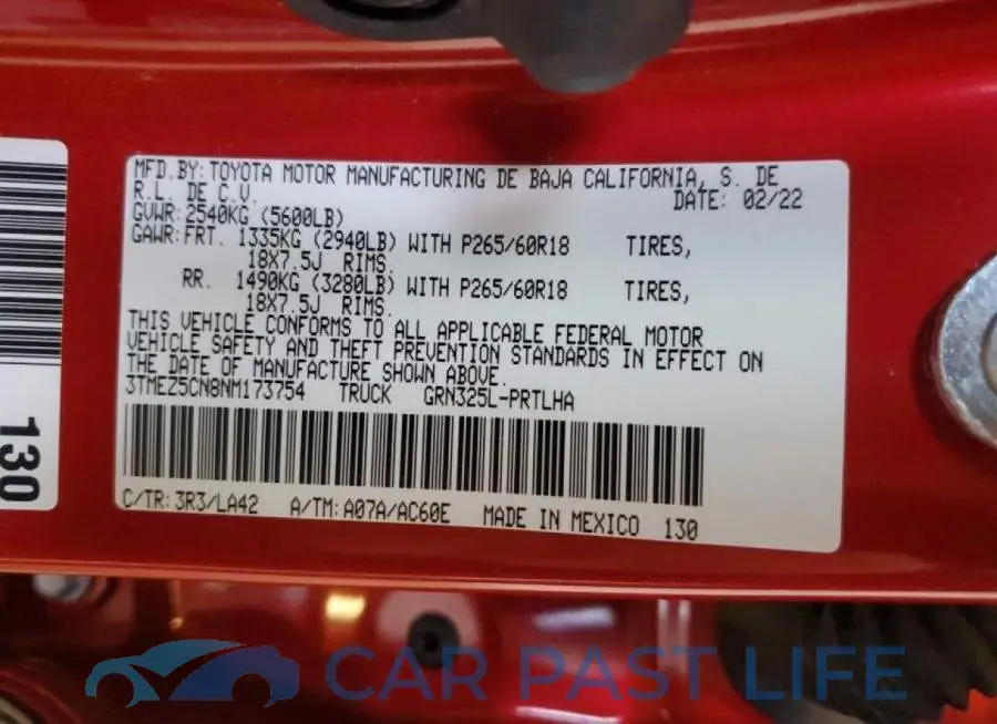 3TMEZ5CN8NM173754# 12