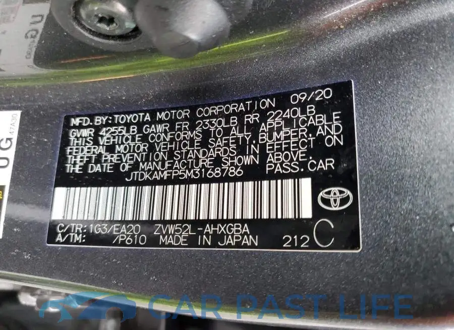 JTDKAMFP5M3168786# 12