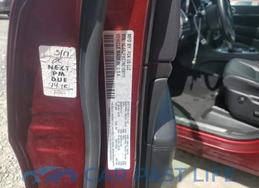 1C4RJFBG7NC109711# 12