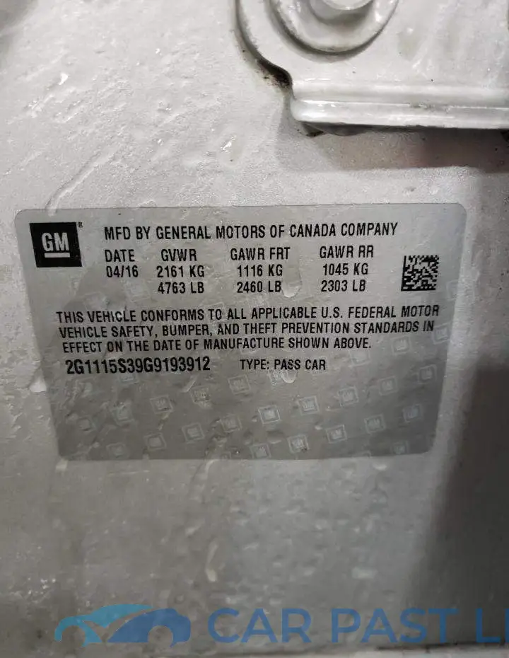 2G1115S39G9193912# 12