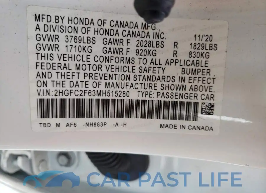 2HGFC2F63MH515280# 10