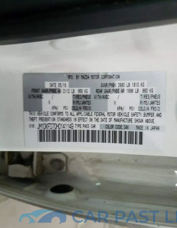 JM1DKFD70H0141149# 12