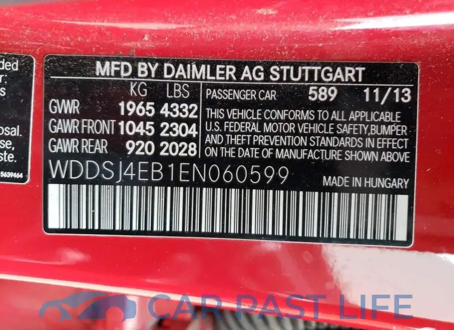 WDDSJ4EB1EN060599# 12